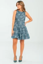 VESTIDO DENIM BORDADO