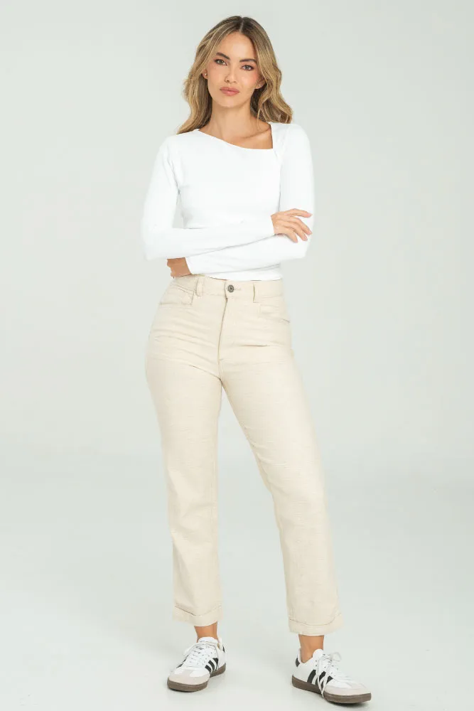 388026-800-auto PANTALON MOM LINUS - Image 1